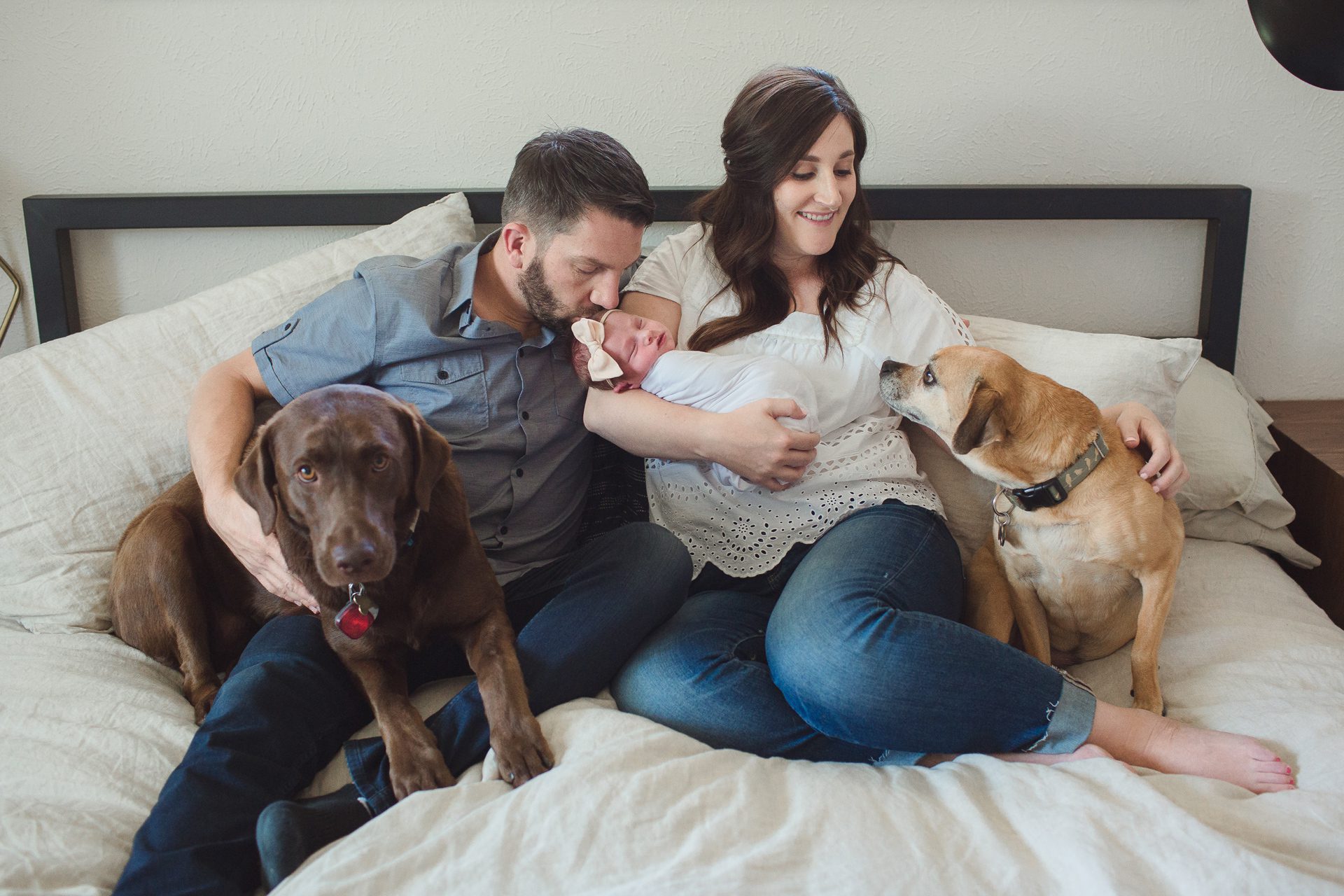 Arvada newborn family photography