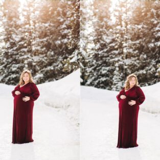 breckenridge maternity photographer, golden hour, maternity photos